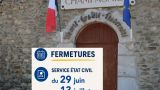Fermeture services trêve estivale 2026