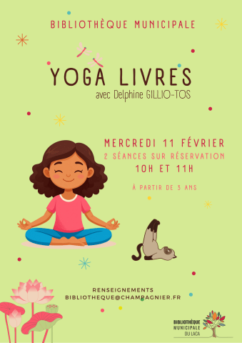 Affiche Yoga livres - 11 février 2026