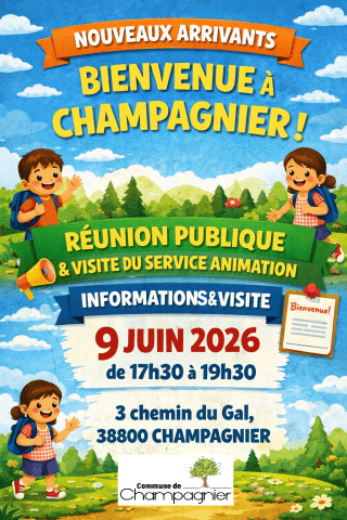 Affiche nouveaux arrivants