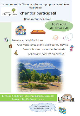 Affiche chantier participatif