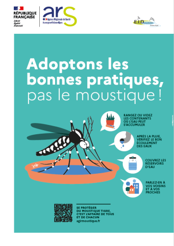 affiche moustique tigres - ARS